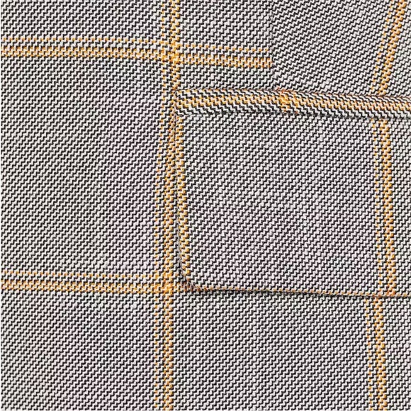 Kasper Plaid Print Notch Lapel Long Sleeve Two
Button Jacket size 8 - Picture 5 of 10